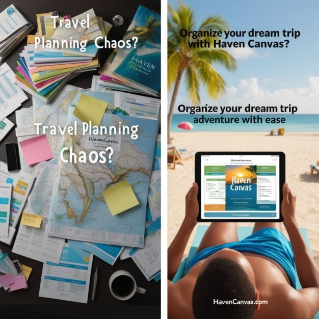 Stress-Free Travel Planning: Your Digital Travel Planner Companion | Excel & Google Sheets Templates | Budget, Itinerary, Packing List, Daily Organizer - Image 4