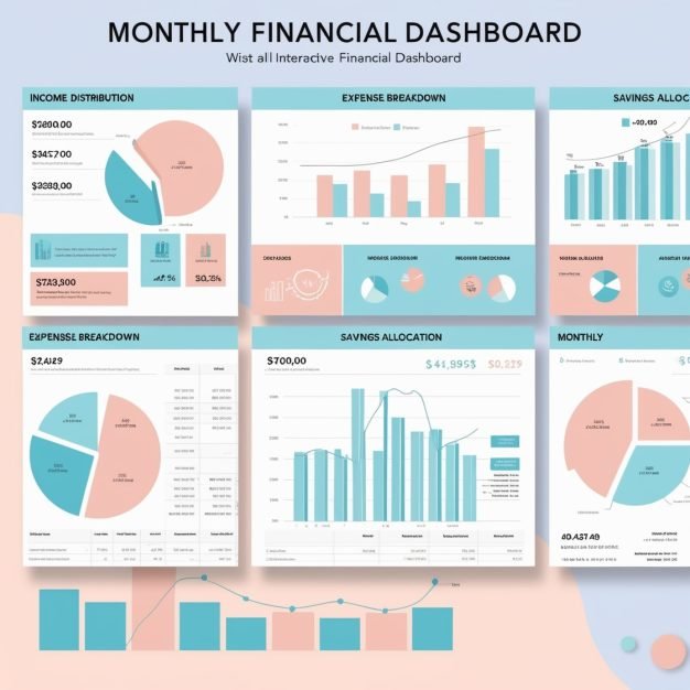 50/30/15/5 Budget Spreadsheet | Customizable Budget Tracker | Expense, Savings, & Debt Management Tool